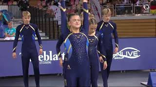 Sweden  2022 TeamGym European silver medallist junior mixed team [upl. by Cantone534]