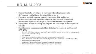 Bticino Webinar  Impianti residenziali il libretto di impianto e le verifiche fondamentali [upl. by Florida]