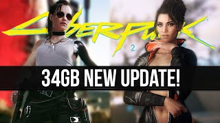 Cyberpunk 2077 Just Got a 34GB New 202 Update [upl. by Parcel]