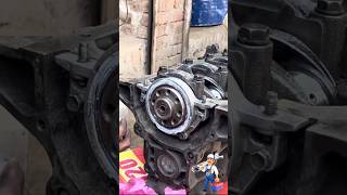 Crankshaft oil seal replacement engine mechanic workshop shorts viralshorts [upl. by Ailongam293]