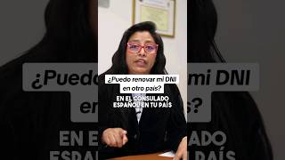 Renovar DNI en otro país [upl. by Ahsir]