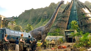 Brachiosaurus Scene  Jurassic World Fallen Kingdom 2018 Movie Clip HD [upl. by Luapnhoj]