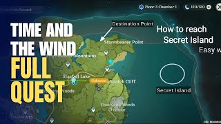 Genshin Impact Time And The Wind Hidden Side Quest Guide Secret Island Location [upl. by Doralyn]