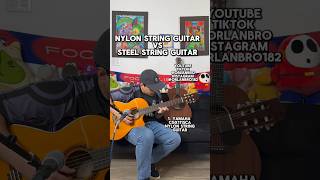 Nylon String vs Steel String guitar guitar [upl. by Innor]