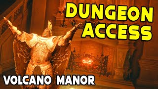 How To Access Volcano Manor Dungeon  Elden Ring [upl. by Kanya]