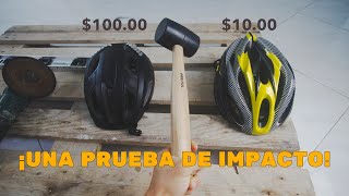 ¿Protege más un casco costoso Rompí dos cascos para responderlo [upl. by Volin]