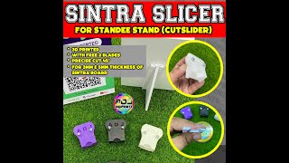 SINTRA STANDEE SLIDER CUTTER CUTSLIDER for SINTRA STANDEE [upl. by Alletsyrc]