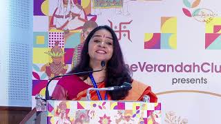 Breathe Bend Be  Smt Shailaja Menon  Western Ghats Lit Fest 2024  The Verandah Club Coimbatore [upl. by Enahc]