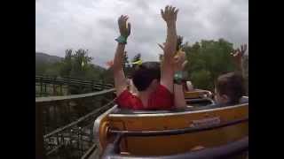 Knoebels Phoenix Coaster Back Seat POV [upl. by Nelia]