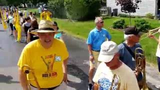 West Genesee Alumni Marching Band 2016 Practice Day 1 [upl. by Ednil]