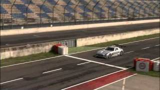 Mercedes Benz SLS AMG GT3 Test run Eurospeedway Lausitz [upl. by Sharity807]