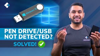 How to Fix Pen DriveFlash Drive Not Detected Issue 4 Solutions [upl. by Ramuk]