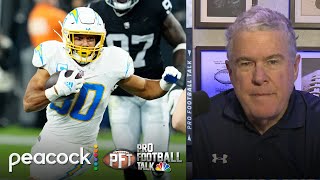 Los Angeles Chargers were beyond shameful vs Las Vegas Raiders  Pro Football Talk  NFL on NBC [upl. by Fara139]