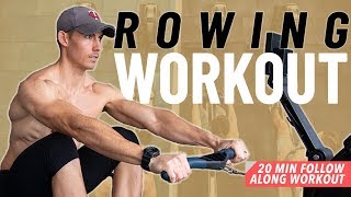 The PERFECT BEGINNER Rowing Workout [upl. by Lindholm]