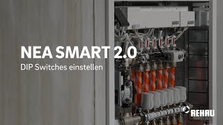 REHAU NEA SMART 20 Einstellen der DIPSchalter [upl. by Ariamo]