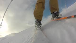 Skiing at Glenshee  Slalom red run 2522020 [upl. by Anerual]