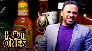 Mike Epps Gets Crushed by Spicy Wings  Hot Ones [upl. by Isus]