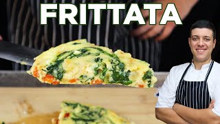 Easy Frittata Recipe  Oven Baked by Lounging with Lenny [upl. by Ahseele]