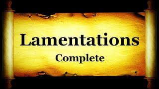 Holy Bible Book 25  The Book of Lamentations  KJV Read Along HD 4K Audio Text Narration 1 [upl. by Wrdna]