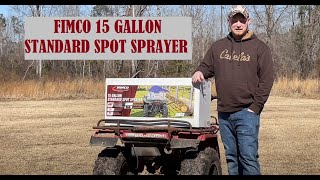 Fimco 15 gallon ATV spot sprayer from Bass Pro Unboxing Install and Impressions [upl. by Elleiand]