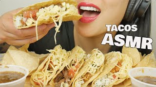 ASMR TACOS CRUNCHY EATING SOUNDS NO TALKING  SASASMR [upl. by Louis]