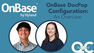 OnBase DocPop Configuration An Overview [upl. by Alded]