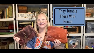 Coronado Leathers StoneWashed Tumbled Bags  Compared [upl. by Esened512]