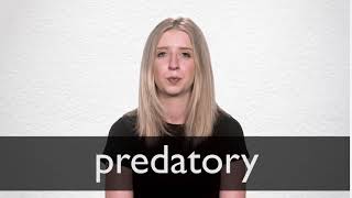 How to pronounce PREDATORY in British English [upl. by Baram]