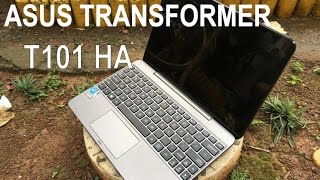 REVIEW ASUS T101HA  NOTEBOOK 2 IN 1 PORTABLE INDONESIA [upl. by Terrie625]