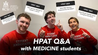 HPAT QampA tips and advice from RCSI Medicine students 📖🩺 [upl. by Hakeem454]