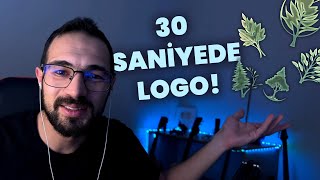 30 Saniyede YAPAY ZEKAYA LOGOLAR Yaptır  ÜCRETSİZ VE MÜKEMMEL [upl. by Akinnor]