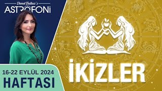 ikizler burcu haftalık burç yorumu 1622 Eylül 2024 Astrolog Demet Baltacı astroloji burçlar [upl. by Llenrap]