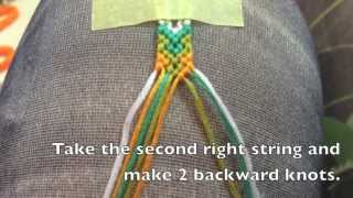 How to make a chevron bracelet [upl. by Bohon]