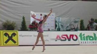 GP Innsbruck 2010  Finals Senior Ball 04 Melitina STANIOUTA [upl. by Weihs905]