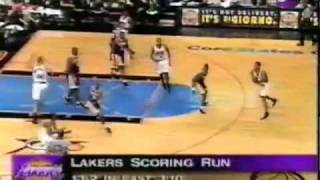 Allen Iverson 31pts vs Kobe Bryant Eddie Jones Van Exel Lakers 9798 NBA Vintage [upl. by Vandervelde]