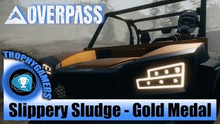 Overpass  Slippery Sludge HillClimb Course Gold Medal  Northern Forest  Arctic Cat Havoc Gameplay [upl. by Garlaand]