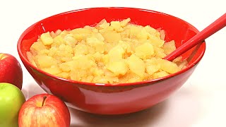 Homemade Chunky Applesauce with Only 2 Ingredients Fantastic [upl. by Tyra714]