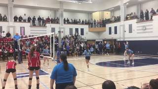 Volleyball highlights Barnstable vs Franklin 2018 D1 state semifinals [upl. by Camden]