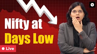 Why is NIFTY down today  Key support broken  What Next  CA Rachana Ranade [upl. by Weihs]