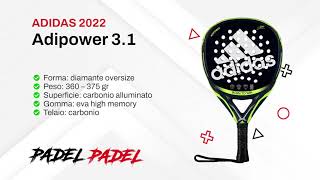 Adidas Adipower 31 Racchetta da Padel 2022 [upl. by Ellinet]