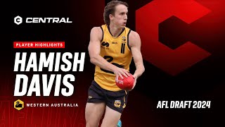 2024 AFL Draft  Hamish Davis Player Highlights [upl. by Pena]