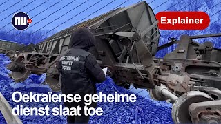 Hoe Oekraïne diep in Rusland toeslaat sabotage op het spoor  NUnl  Explainer [upl. by Aliehs718]