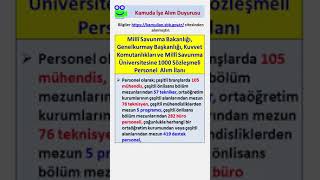 1000 Sözleşmeli Personel Alım İlanı Duyurusu kamu personelalımilanları kpss keşfet keşfetteyiz [upl. by Errol]