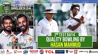 Quality Bowling By Hasan Mahmood  Pakistan vs Bangladesh  2nd Test Day 4  PCB  M1X1U [upl. by Ailuy]