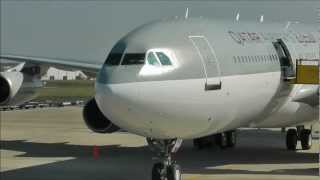 Qatar Amiri Flight Airbus A340200 VIP Landing at Maastricht Full HD [upl. by Sussna735]