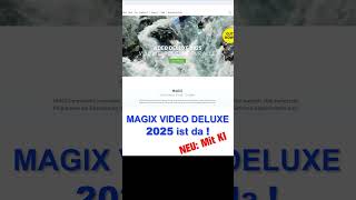 MAGIX Video deluxe 2025 neue Version jetzt mit KI [upl. by Adikam]