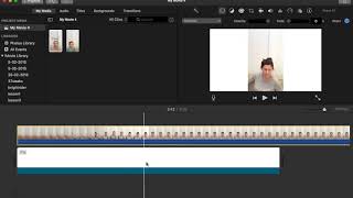 Create A White Background On A Vertical Video In iMovie [upl. by Phares]