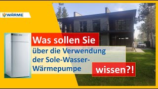 SoleWasserwärmepumpe Vaillant FlexoTherm [upl. by Ahsenyl122]