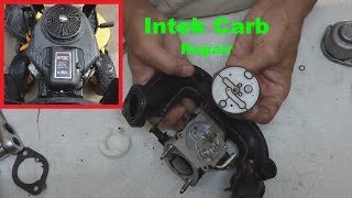 Briggs amp Stratton Intek Engine Carburetor Cleaning  Rebuild  How to [upl. by Tnarb369]