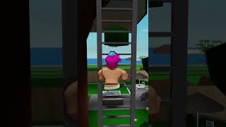 Roblox but i can’t touch the color green 💚 roblox brookhavenrp brookhavenroleplay livetopia [upl. by Adnilec]